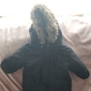 Rothschild Baby Snowsuit Pram with Faux Fur Hood 3-6 mos